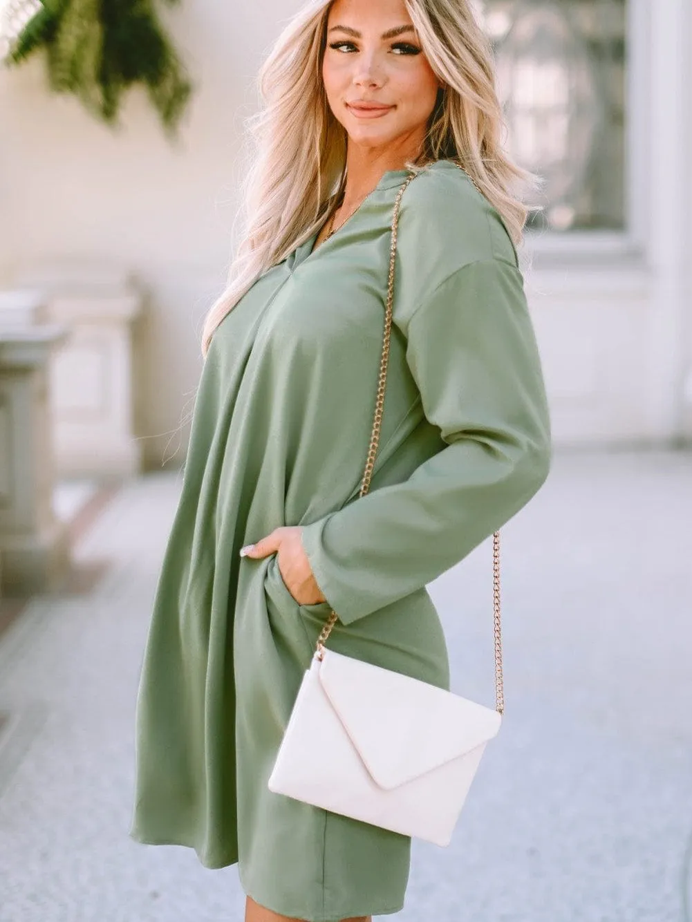 Casual Loose V Neck Blouse for Women