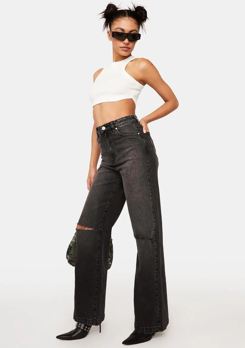 Cindy Rip 94 High & Wide Jeans