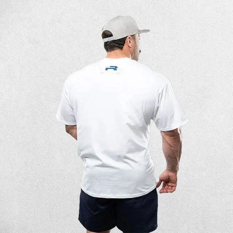 Loose Fit Barbell Club Crew Neck Muscular Tee Perfect for Workouts and Streetwear
