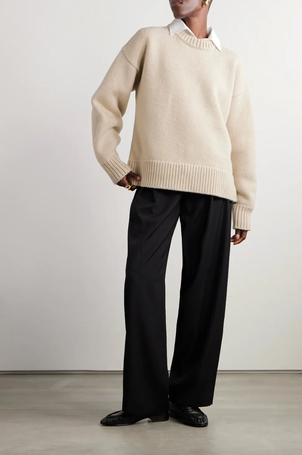 Ophelia Wool and Cashmere-blend Sweater