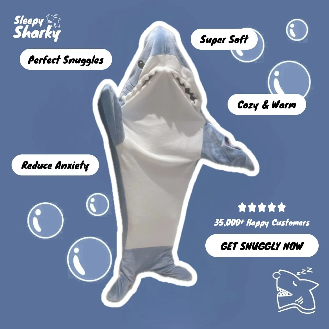 Original Sleepy Sharky™ Shark Blanket