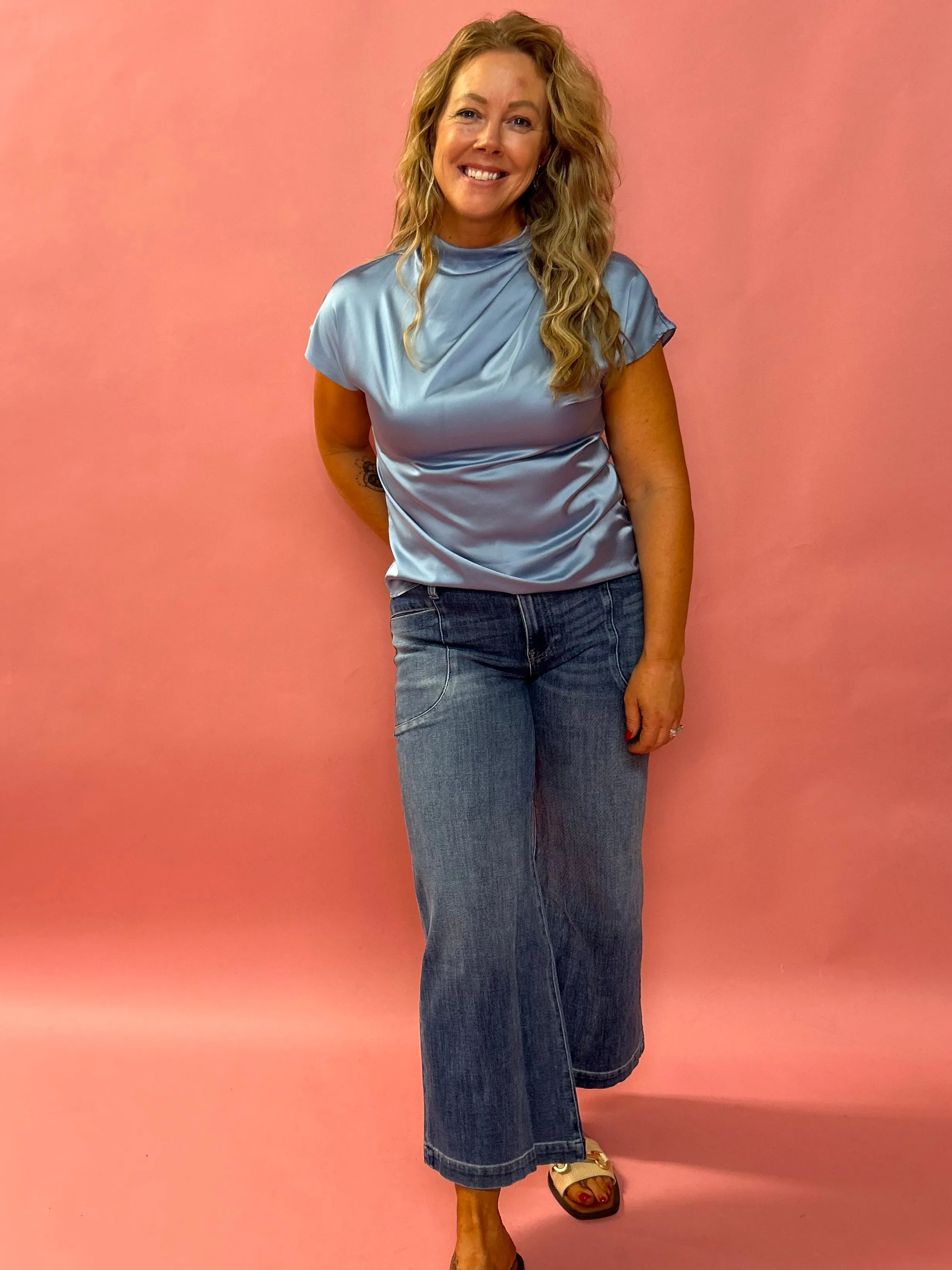 Vintage Vib Meg High Rise Wide Leg