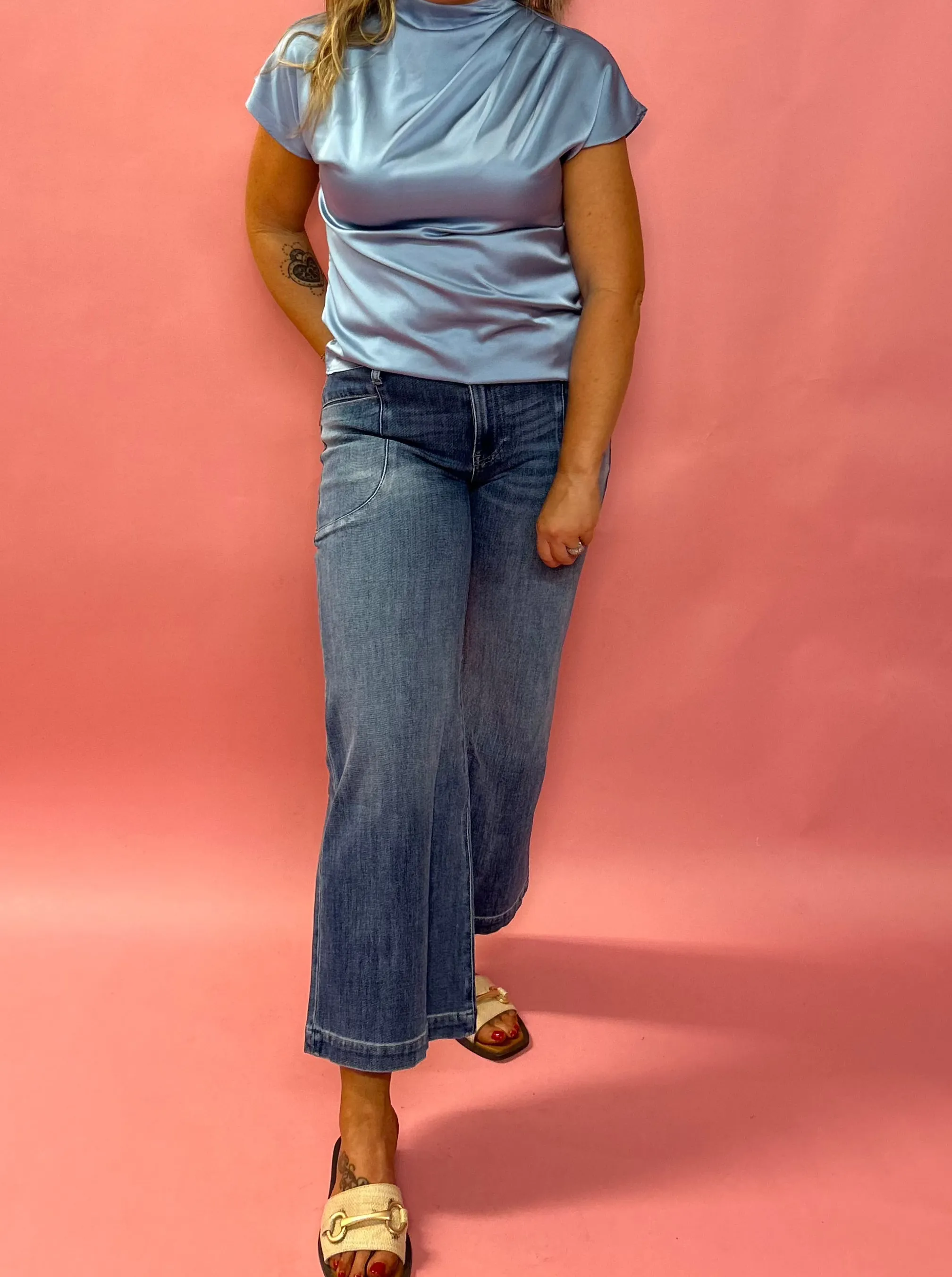 Vintage Vib Meg High Rise Wide Leg
